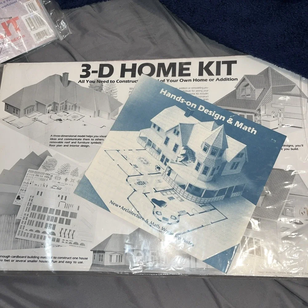 3-D‎ Home Kit by Daniel Reif 2004 Build Your Own Architecture Model 1/4 in Scale